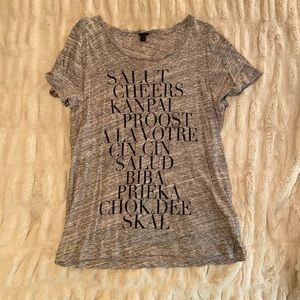 Jcrew Cheers Tee